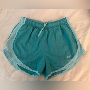 Teal Nike Dri-fit shorts